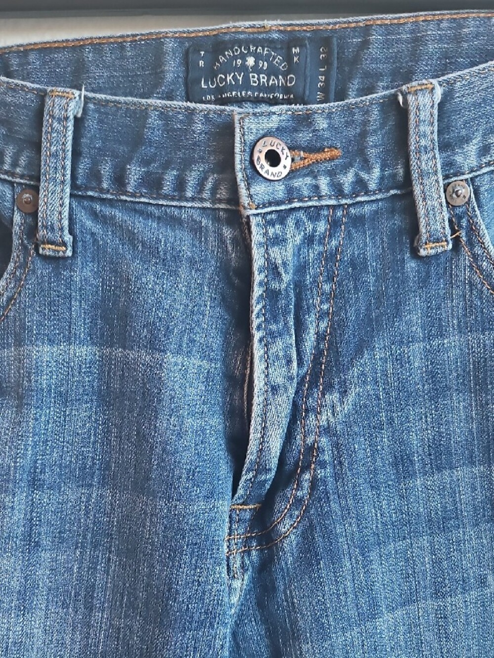 Lucky Brand Women's 221 Original Straight Leg Blue Jeans 34 X 32 - Picture 2 of 8